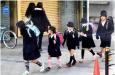 日本小孩冬天真的不穿褲子！！！